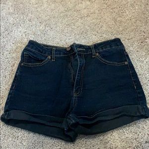 denim shorts